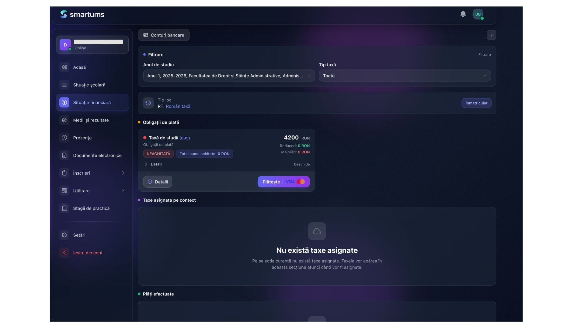 Situația financiară SmartPortal USV
